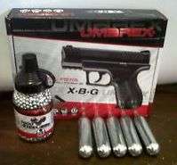 Umarex XBG 4.5mm CO2 BB Pistol-410 FPS- INCL.5 x Co2 Cylinders + 1500 Metal BB's