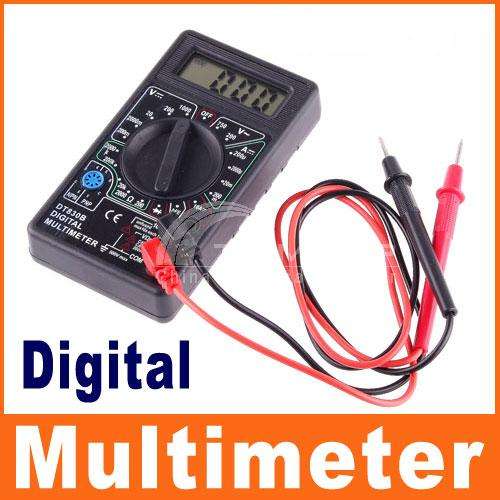Digital Voltmeter Ammeter Ohm Multimeter Tester