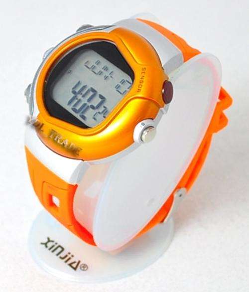 Pulse Heart Rate/Calorie Counter Sports Watch -Mens/Ladies - ORANGE