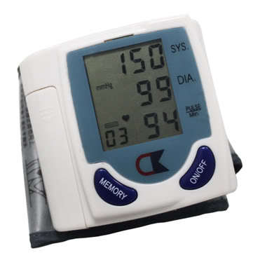 Digital Wrist Blood Pressure Monitor & Heart Beat Meter