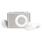 2GB Slim Metal Clip Shuffle Style MP3 Player - SILVER