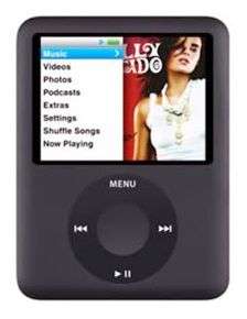 4GB Slim1.8"LCD MP3/MP4 Player with FM Radio - BLACK