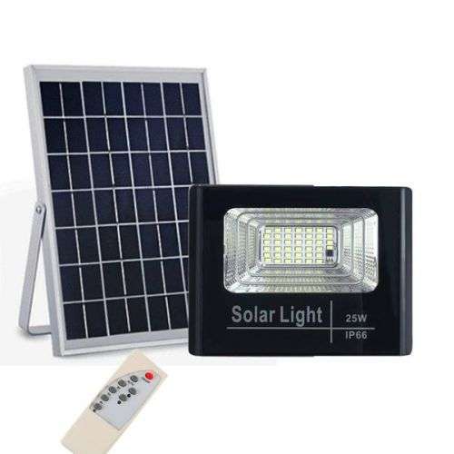 25W Solar LED Flood Light with Remote control