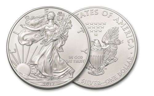 2017 1 Oz American Silver Eagle Coin