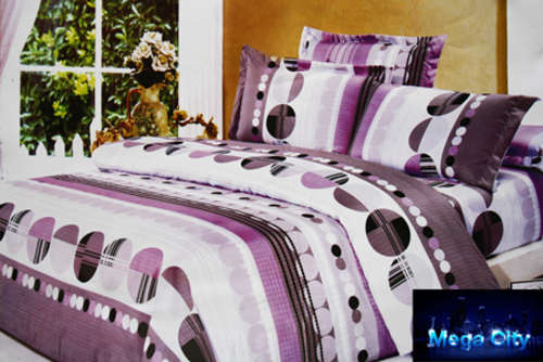 6 PCE SOFT COTTON DUVET COVER SETS - QUEEN BED SIZE