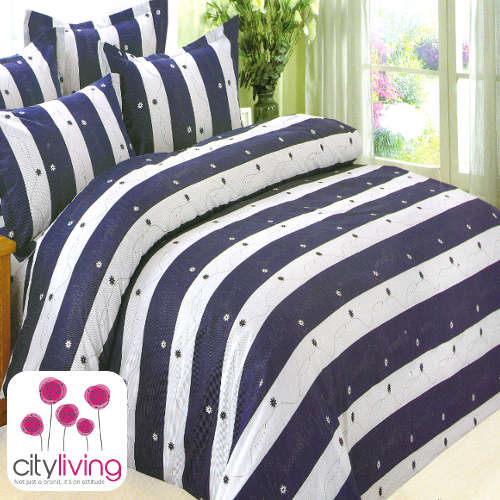 6 Piece Duvet Cover Sets - Queen Bed Size