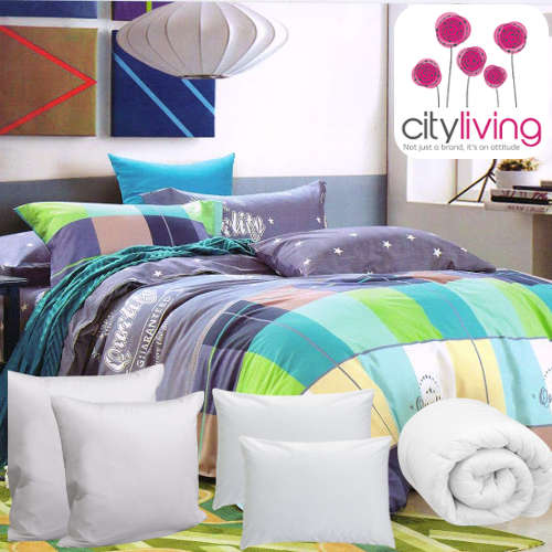 11 Piece Printed Duvet Hamper - Double or Queen Size