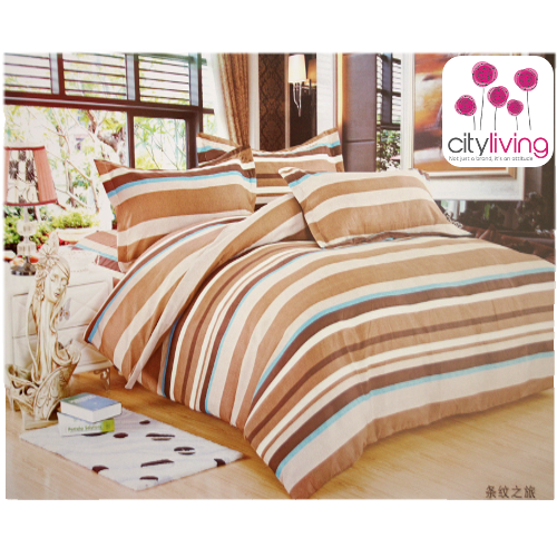 5 PCE DUVET COVER SET - ECONOMICAL RANGE - BEDDING - DOUBLE SIZE