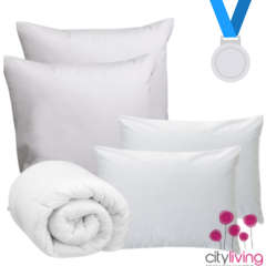 1 x Quality Inner + 2 x Standard Pillows + 2 x Continental Pillows Combo