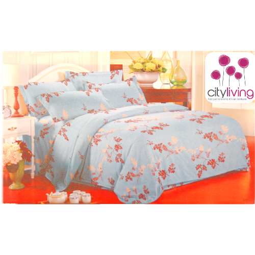 5 Piece Printed Duvet Cover Sets
