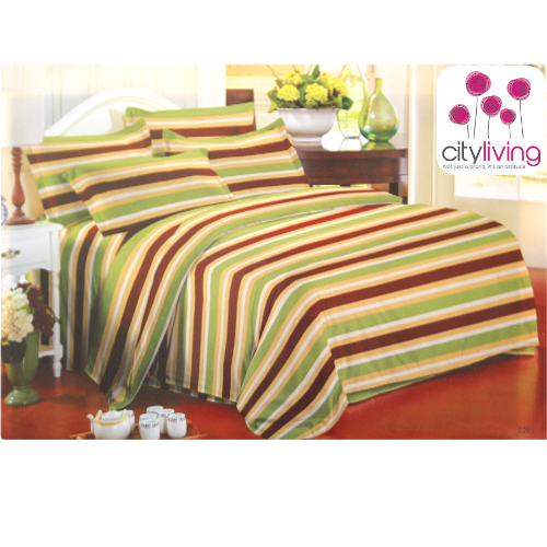 5 Piece Printed Duvet Cover Set