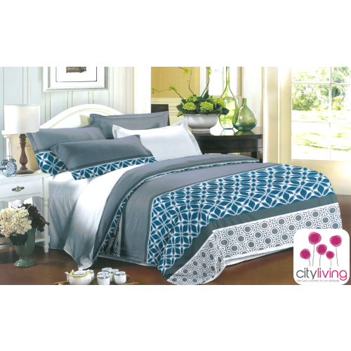 5 Piece Duvet Cover Set - Economical Range - Double size