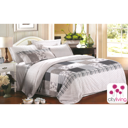 5 Piece Duvet Cover Set - Economical Range - Queen size