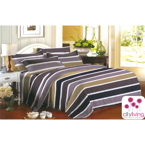 5 Piece Duvet Cover Set - Economical Range - Queen size
