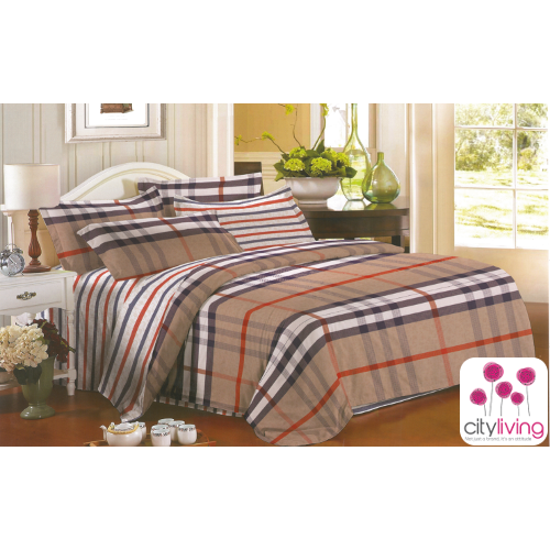 5 Piece Duvet Cover Set - Economical Range - Queen size