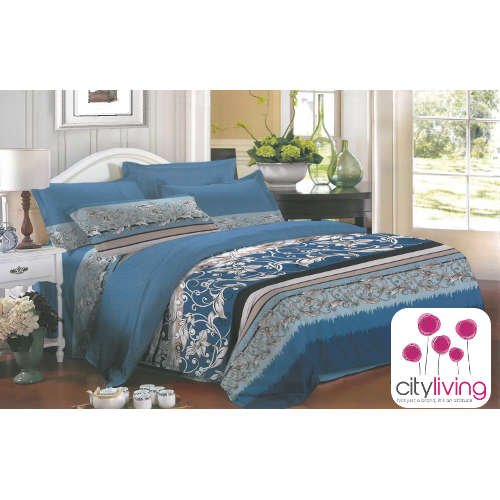 5 PCE DUVET COVER SET - ECONOMICAL RANGE - BEDDING - DOUBLE SIZE