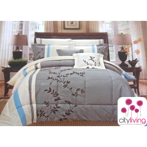 9 Piece Luxerious Comforter Sets - King Size