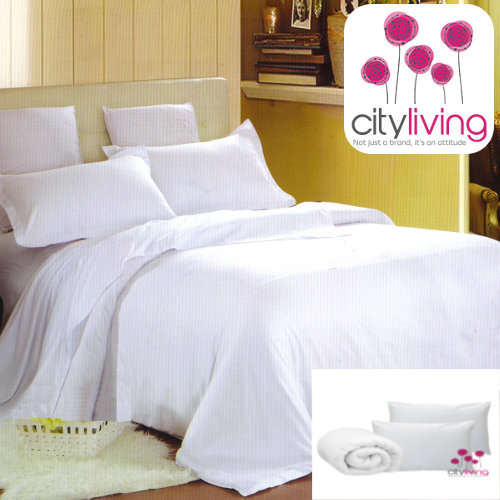 7 Piece Plain Duvet Combo Set