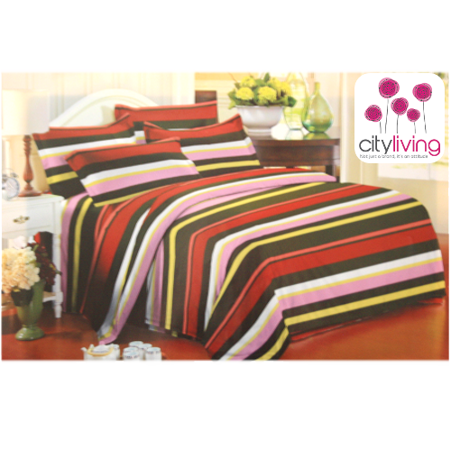 5 Piece Duvet Cover Set - Economical Range - Queen Bed Size