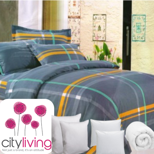 10 Piece Duvet Cover Set - Economical Range - Queen Bed Size