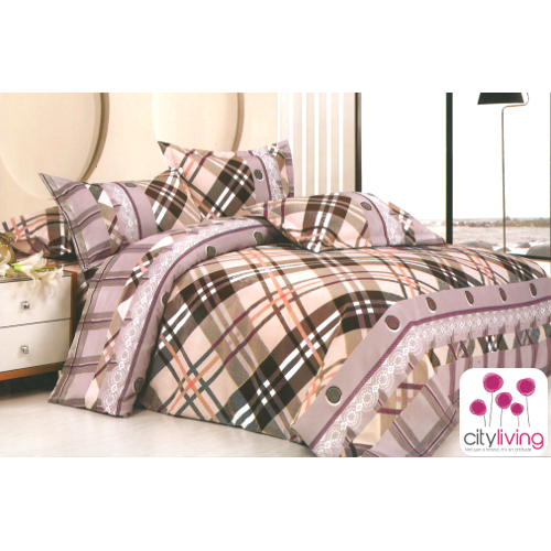 5 Piece Duvet Cover Set - Economical Range - Double Bed Size