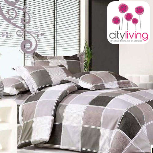 5 Piece Duvet Cover Set - Economical Range - Double Bed Size