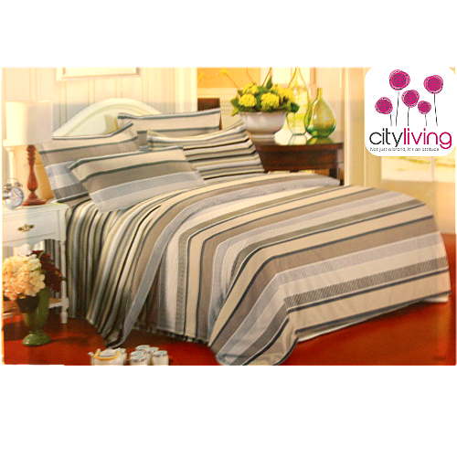 5 Piece Duvet Cover Set - Economical Range - Queen Bed Size