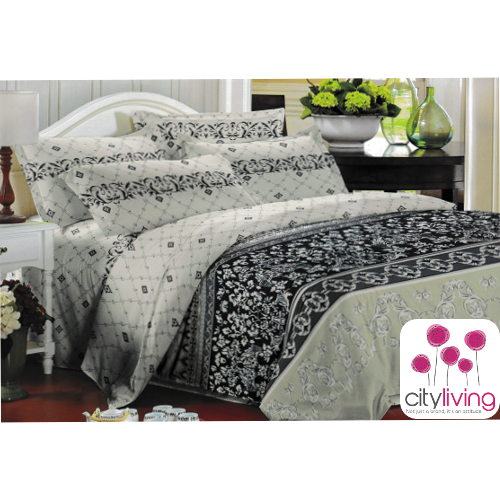 5 Piece Duvet Cover Set - Economical Range - Queen Bed Size