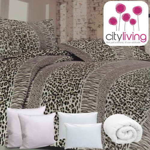 10 Piece Duvet Cover Set - Economical Range - Queen Bed Size