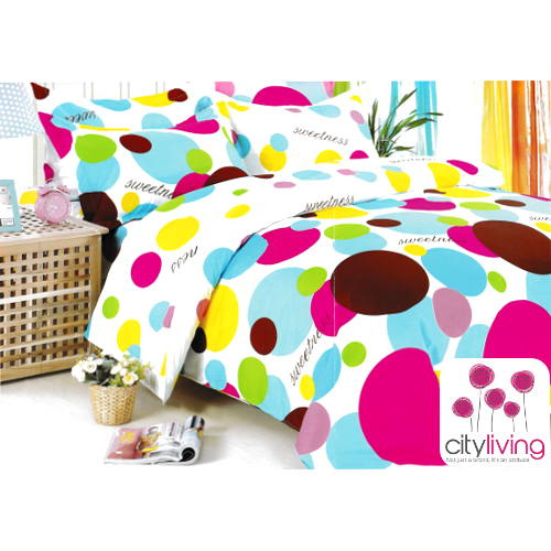 5 Piece Duvet Cover Set - Economical Range - Queen Bed Size