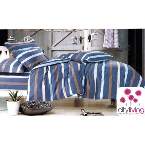 4 Piece Duvet Cover Set - Cotton - Premium Range - Queen Bed Size