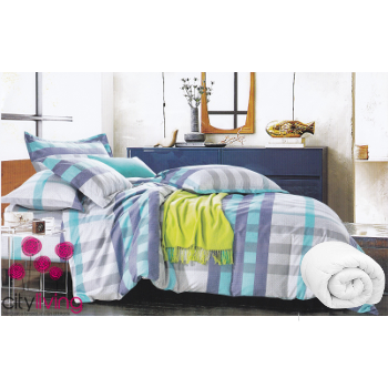 5 Piece Premium Range Combo Set - Cotton - Duvet Cover & Other Linen - Queen Bed Size