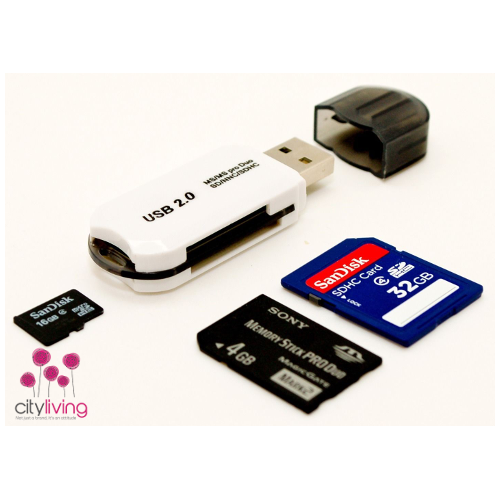 All in One Memory Card Reader - USB 2.0