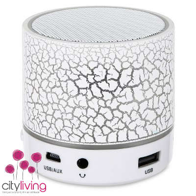 Smart LED Light Crack Mini Wireless Bluetooth Speaker