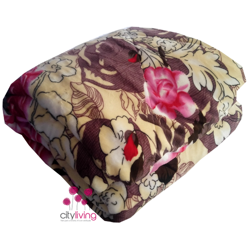 All Seasons Cosy Soft Plush Fleece Throw Blanket for Home Bedding Sofa