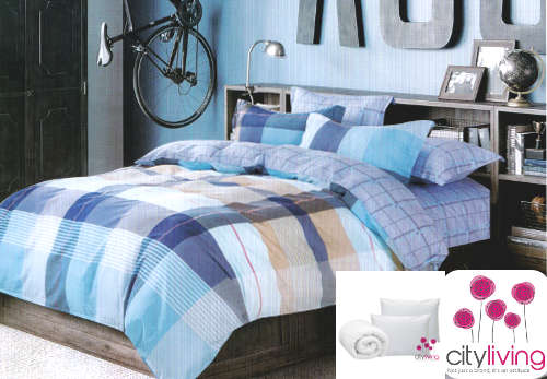 100% Cotton, 7 Piece Duvet Combo Set