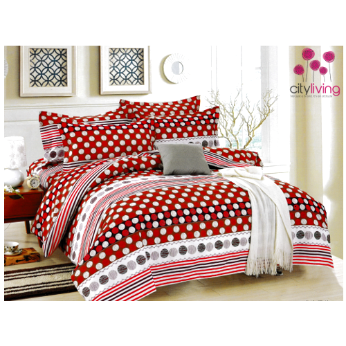 6 Piece Economical Duvet Cover Set - Queen
