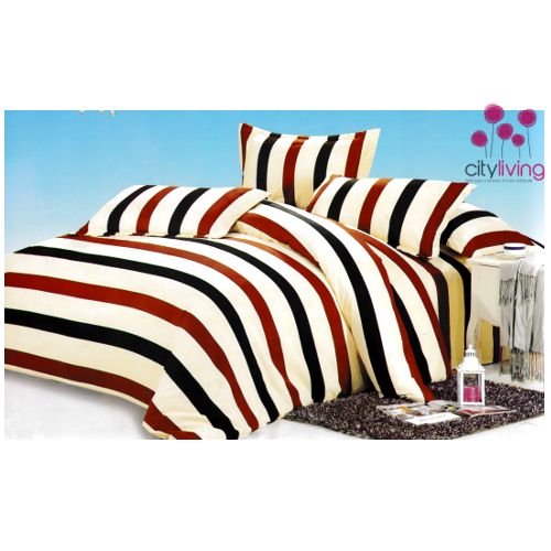 6 Piece Economical Duvet Cover Set - Queen
