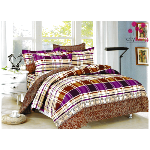 6 Piece Economical Duvet Cover Set - Double