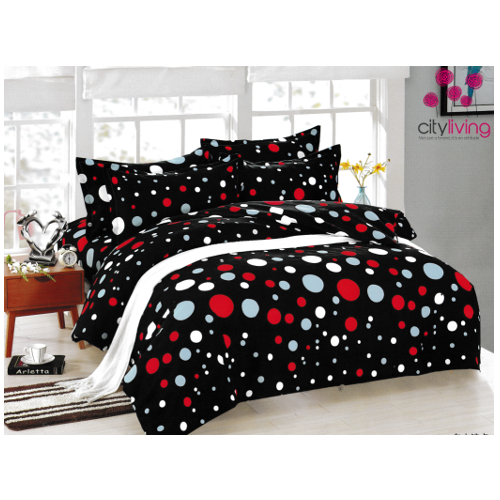 6 Piece Economical Duvet Cover Set - Queen