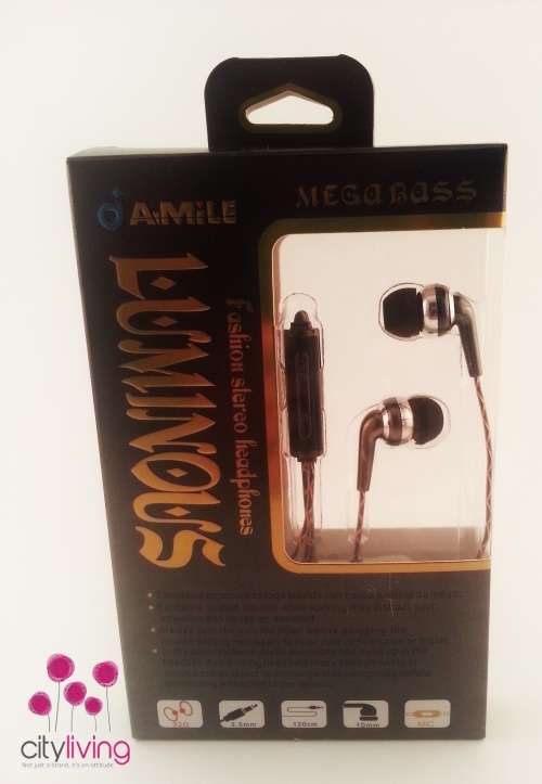 Universal 3.5mm Jack Hands Free In-Line Microphone Earphone Headset
