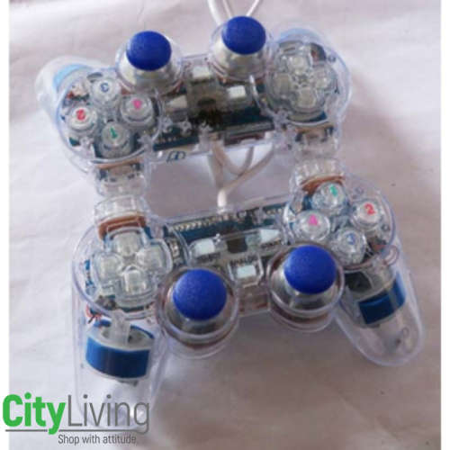 Wired PC Dual Shock 2 in 1 Gaming Controller