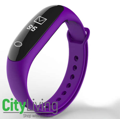 E26 Dynamic Blood Pressure Heart Rate Fitness Pedometer Tracker Smart Watch Wristband