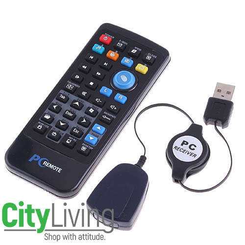 PC Remote Controller w/ USB Wireless Receiver
