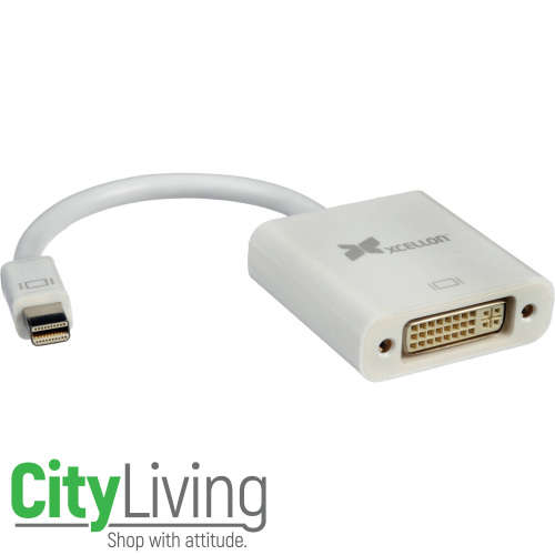 Mini DisplayPort to DVI Female Adaptor 20cm