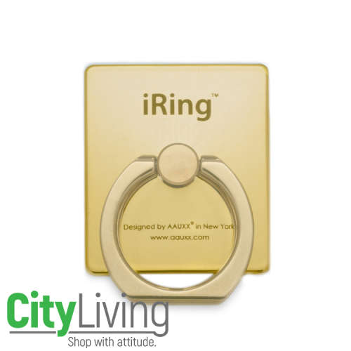 361 Degree Cell Phone Ring Gold