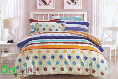 4 Piece Premium Range - Cotton - Duvet Cover Set