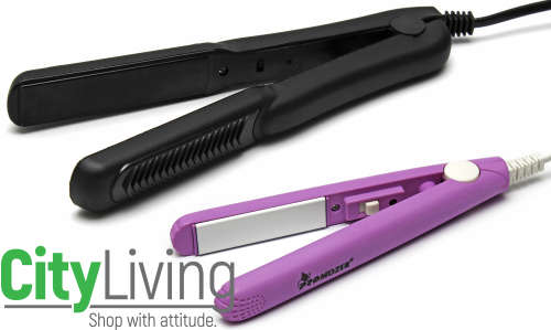 Mini Hair Straightener & Professional Straightener Combo