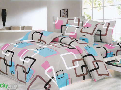 Economical Microfiber 6 Piece Duvet Cover Set