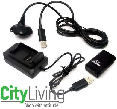 3 in 1 charging kit For xbox 360 Battery 4800mAh Rechargeable Battery Pack Charger Cable for Xbox 36